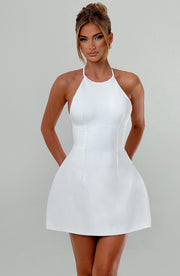 JAYNE MINI DRESS - IVORY