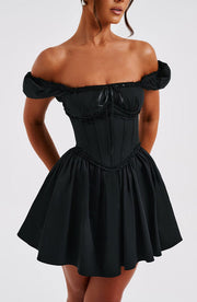 PENELOPE MINI DRESS - BLACK