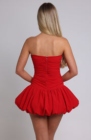 GEMMA MINI DRESS - RED