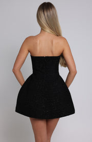 LOTTIE MINI DRESS -  BLACK