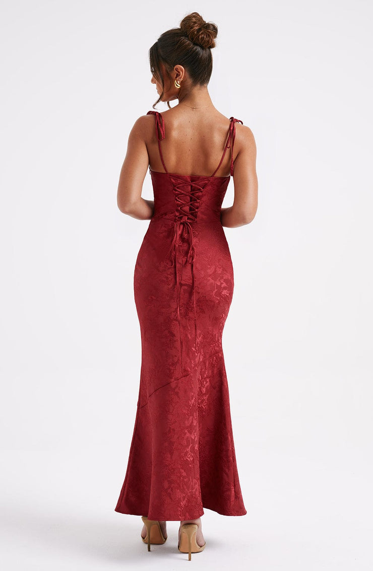WHITNEY MAXI DRESS - RED