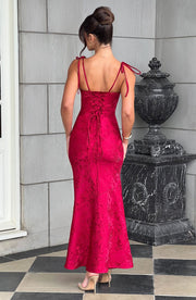 WHITNEY MAXI DRESS - RED