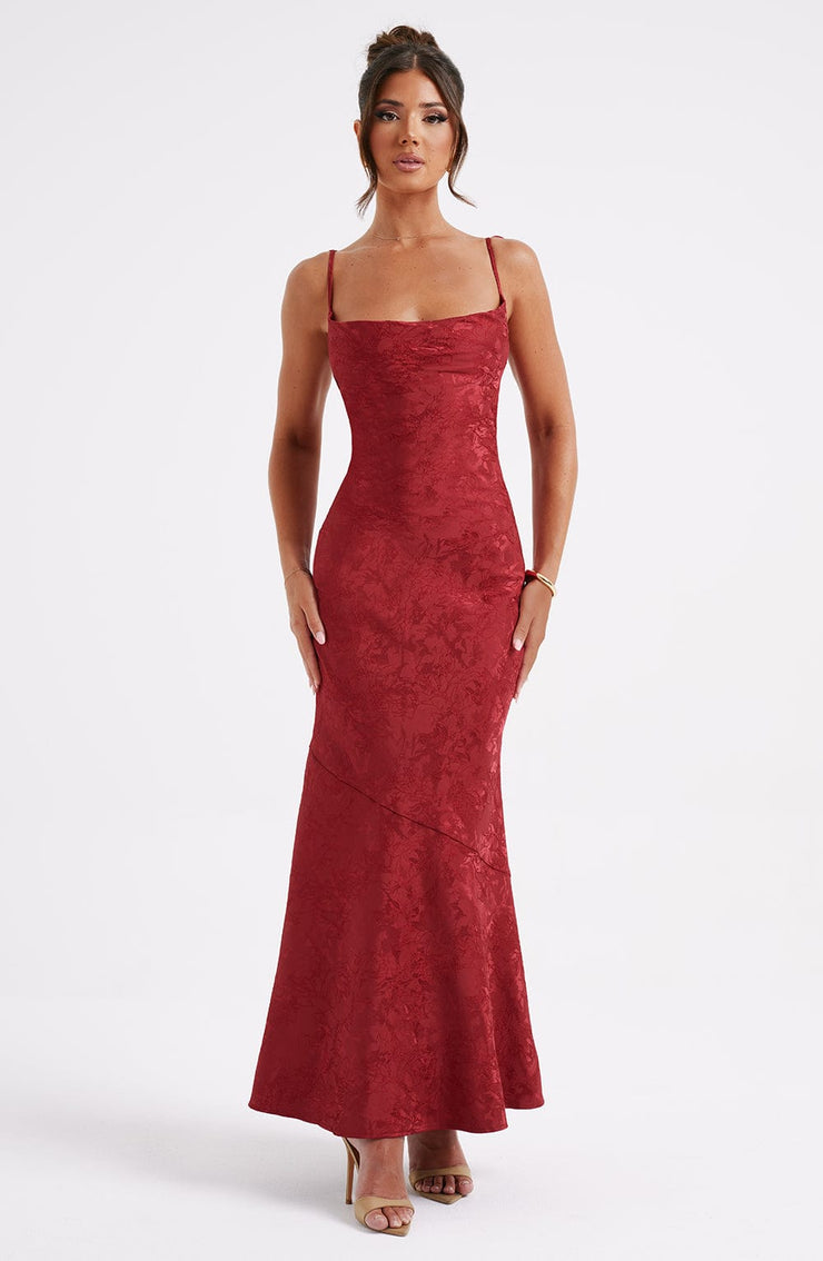 WHITNEY MAXI DRESS - RED