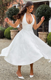 Effie Midi Dress - Ivory