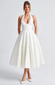 Effie Midi Dress - Ivory