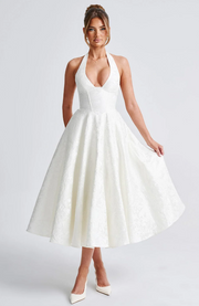 Effie Midi Dress - Ivory