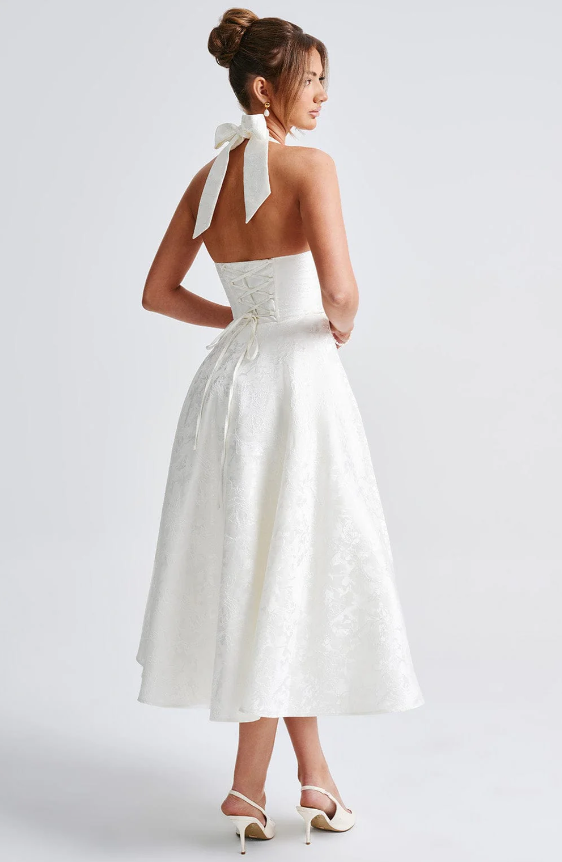 Effie Midi Dress - Ivory