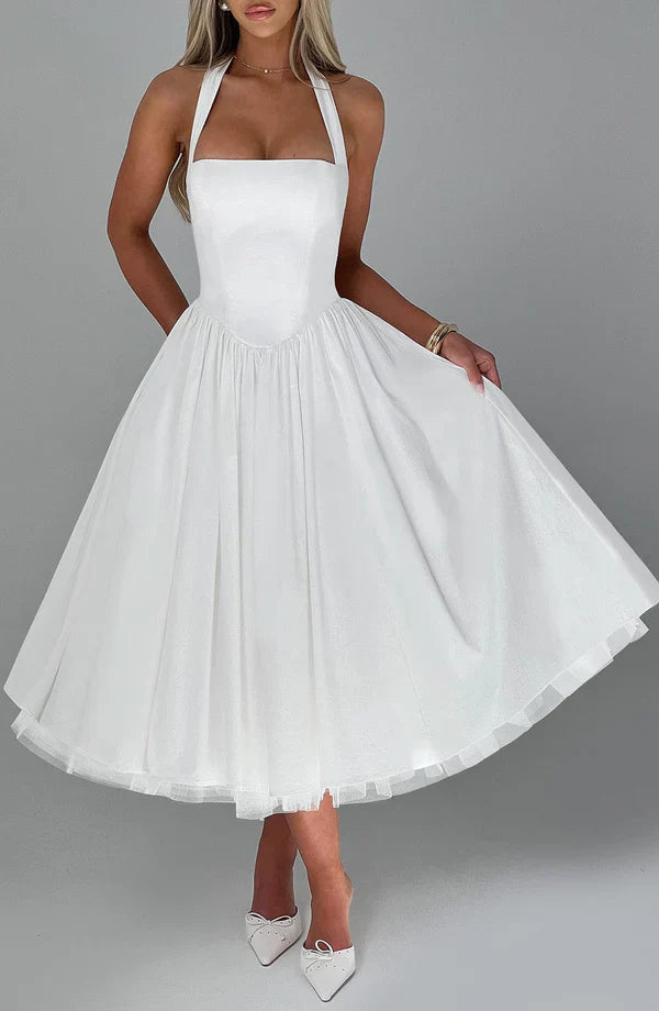 Cressida Midi Dress - Ivory