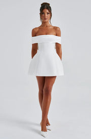 Delta Mini Dress - Ivory