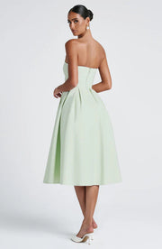 Edith Midi Dress - Mint