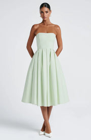 Edith Midi Dress - Mint