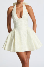 Jocelyn Mini Dress - Ivory Dress Babyboo Fashion Premium Exclusive Design