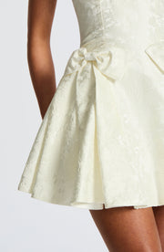 Jocelyn Mini Dress - Ivory Dress Babyboo Fashion Premium Exclusive Design