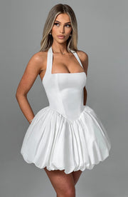 Maricia Mini Dress - Ivory Dress Babyboo Fashion Premium Exclusive Design