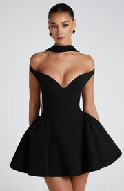 Marla Mini Dress -  Cherry Lacquer