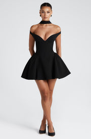 Marla Mini Dress -  Cherry Lacquer