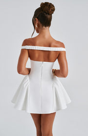 Marla Mini Dress -  Ivory