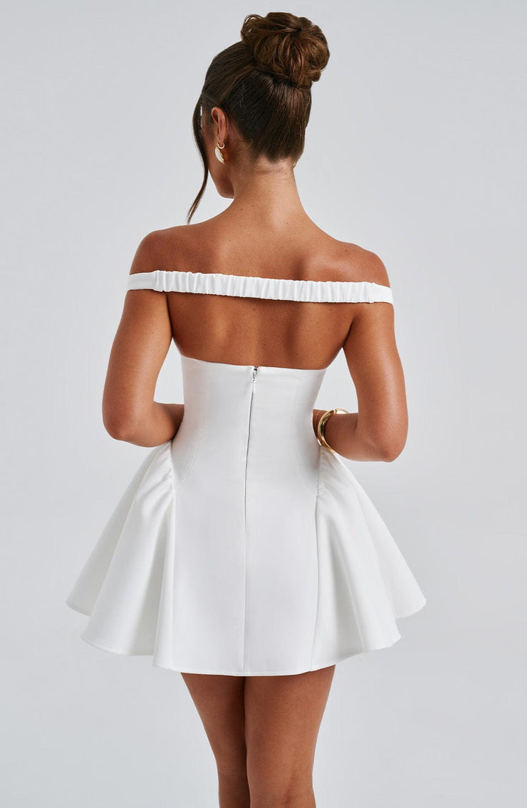 Marla Mini Dress -  Ivory
