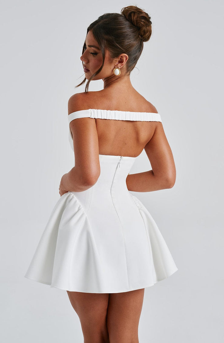 Marla Mini Dress -  Ivory