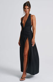 MELANIA MAXI DRESS - BLACK