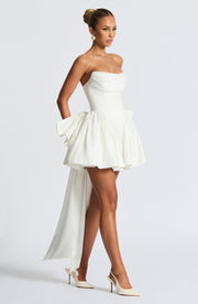 Trinity Mini Dress - Ivory Dress Babyboo Fashion Premium Exclusive Design