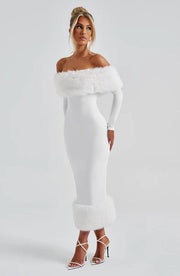 Vittoria Midi Dress - Ivory
